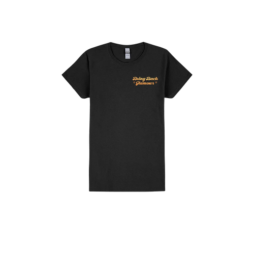 Black front flat lay