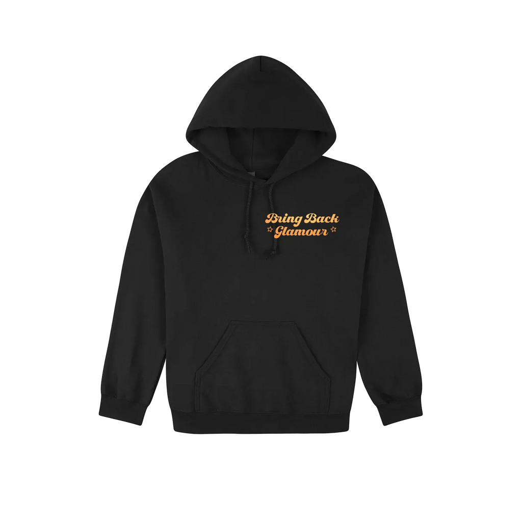 Black front flat lay