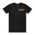 Black front flat lay