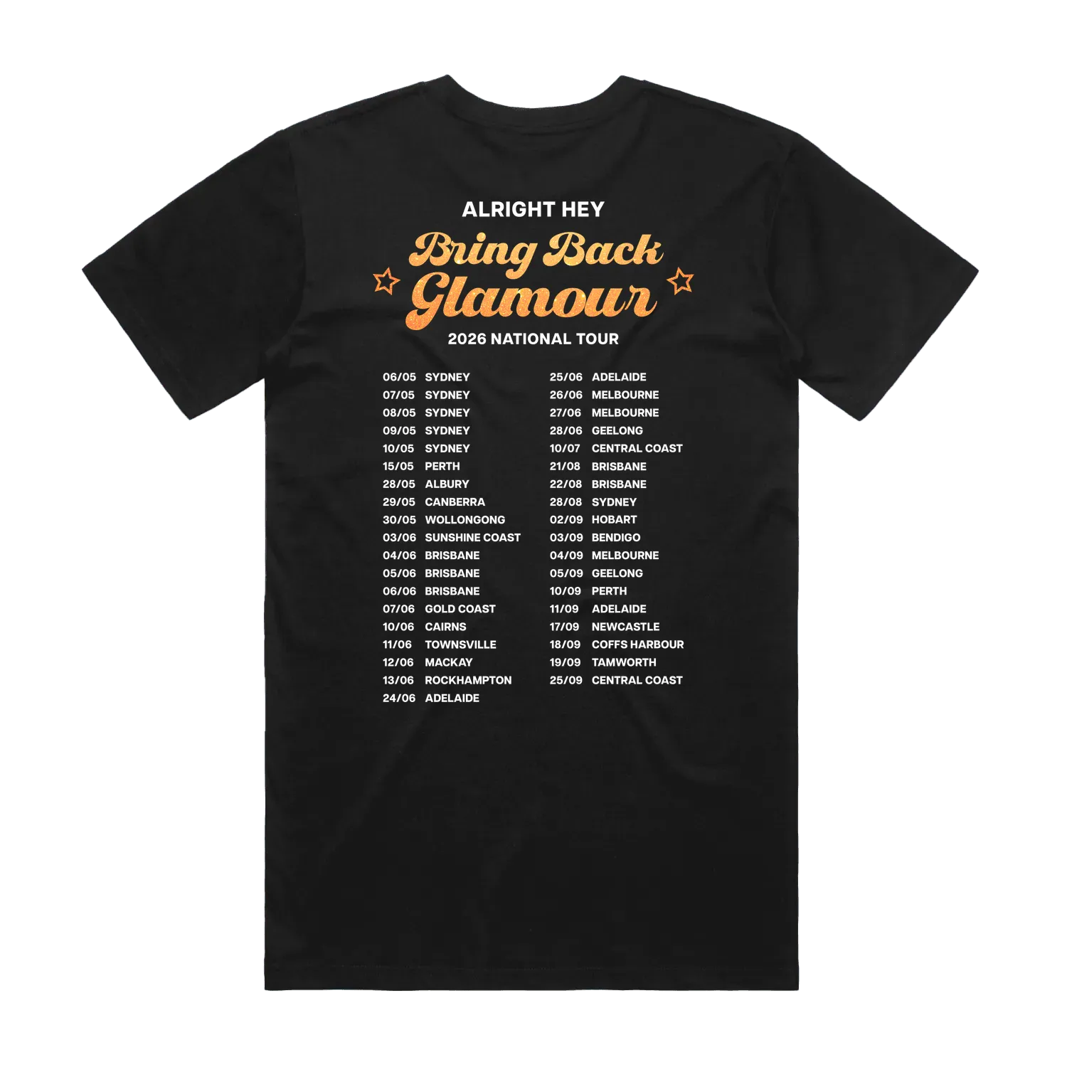 Bring Back Glamour Tour T-Shirt